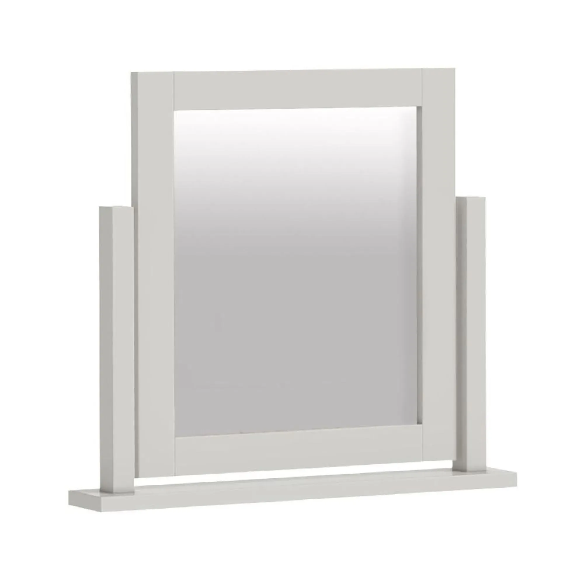 Painted Vanity Mirror - Light Grey