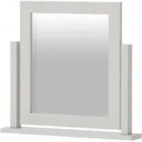 Painted Vanity Mirror - Light Grey