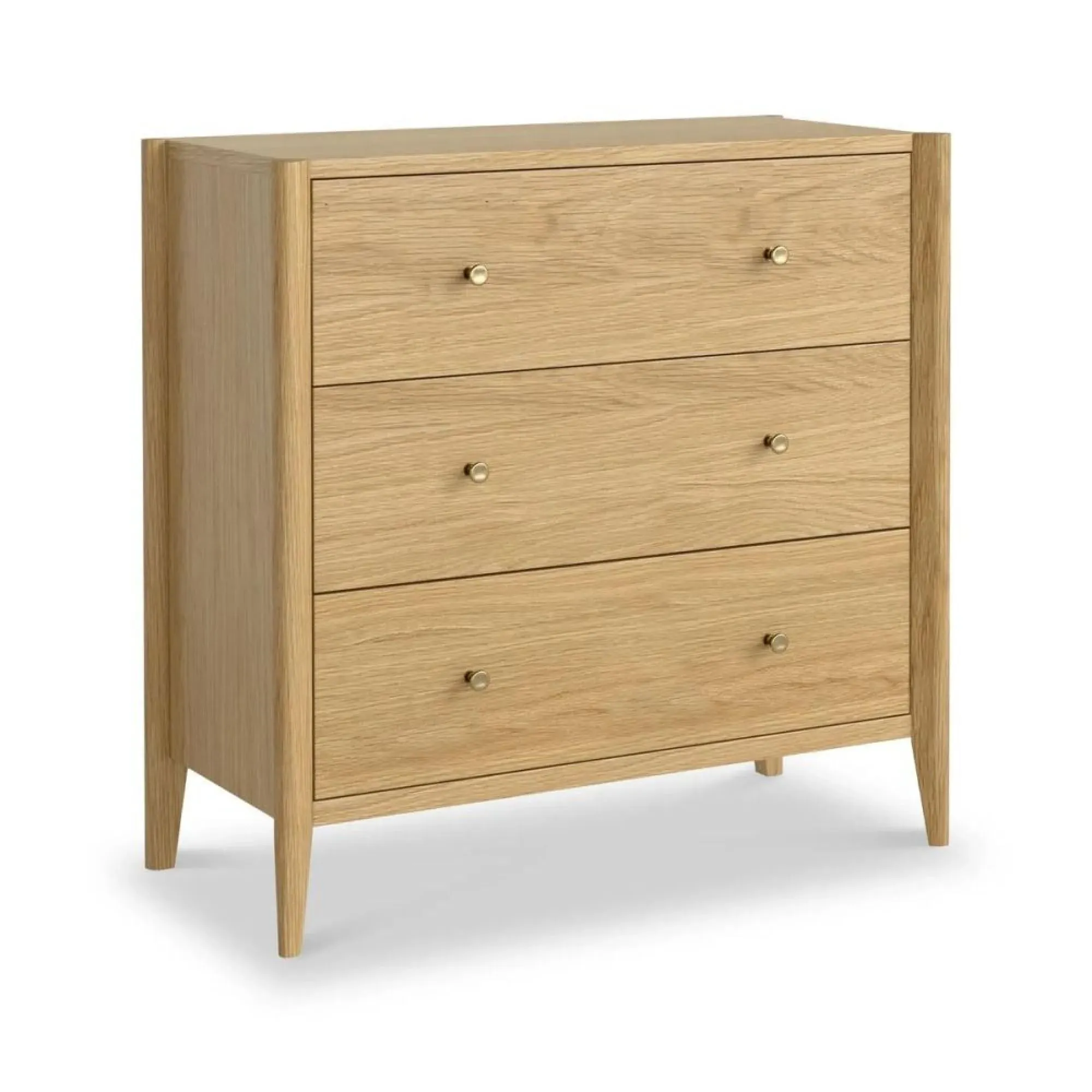 Paris 3 Drawer Chest - Natural, Oak