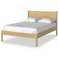 Paris Double Panelled Bed - Natural, Oak