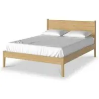 Paris King Size Panelled Bed - Natural, Oak