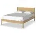 Paris King Size Panelled Bed - Natural, Oak