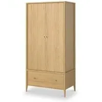 Paris Oak 2 Door Wardrobe - Natural