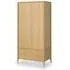 Paris Oak 2 Door Wardrobe - Natural