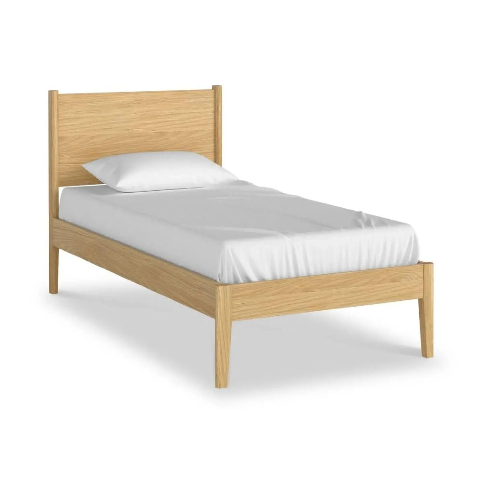 Paris Single Panelled Bed - Natural, Oak