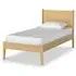 Paris Single Panelled Bed - Natural, Oak