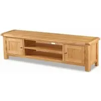 Salisbury 180cm TV Unit with Storage - Oak