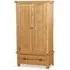 Salisbury 2 Door 1 Drawer Double Wardrobe - Oak