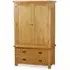 Salisbury 2 Door 3 Drawer Double Wardrobe - Oak