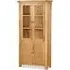 Salisbury 2 Door Display Cabinet - Oak
