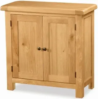 Salisbury 2 Door Small Cupboard - Oak image