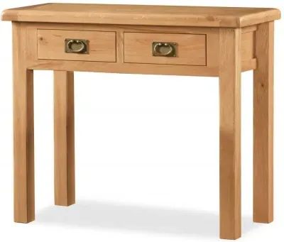 Salisbury 2 Drawer Dressing Table - Oak image