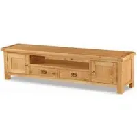 Salisbury 200cm TV Unit with Storage - Oak