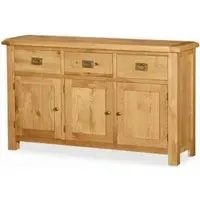 Salisbury 3 Door Medium Sideboard - Oak