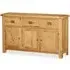 Salisbury 3 Door Medium Sideboard - Oak