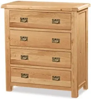 Salisbury 4 Drawer Chest - Oak image