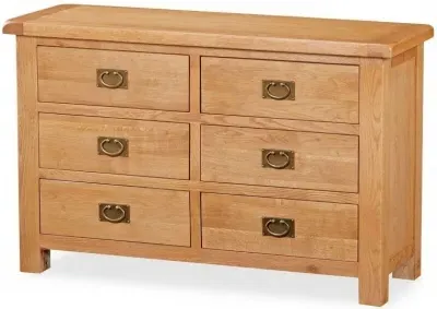 Salisbury 6 Drawer Chest - Oak image