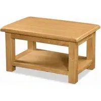 Salisbury Coffee Table with Shelf - Oak