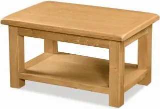 Salisbury Coffee Table with Shelf - Oak