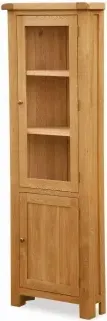Salisbury Corner Display Cabinet - Oak image