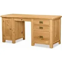 Salisbury Double Pedestal Desk - Oak