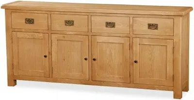Salisbury Extra Large 4 Door Sideboard - Oak