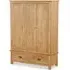 Salisbury Lite 3 Door 2 Drawer Wardrobe - Oak