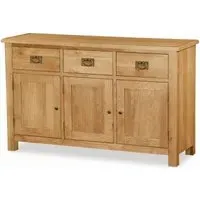 Salisbury Lite 3 Door Sideboard - Oak