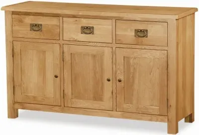 Salisbury Lite 3 Door Sideboard - Oak image