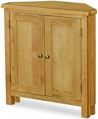 Salisbury Lite Corner Cupboard - Oak image