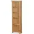 Salisbury Lite Narrow Bookcase - Oak