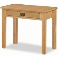 Salisbury Lite Oak 1 Drawer Desk - Oak