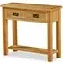 Salisbury Lite Oak 2 Drawer Console Table - Oak