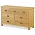 Salisbury Lite Oak 3+4 Drawer Wide Chest - Oak