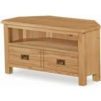 Salisbury Lite Oak 90cm Corner TV Unit - Oak
