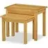 Salisbury Lite Oak Nest of 2 Tables - Oak