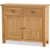 Salisbury Lite Oak Small 2 Door Sideboard - Oak