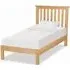 Salisbury Lite Single Slatted Bed - Oak