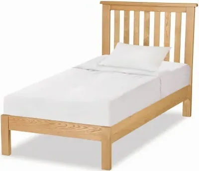 Salisbury Lite Single Slatted Bed - Oak image