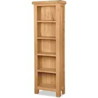 Salisbury Narrow Bookcase - Oak