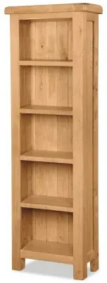 Salisbury Narrow Bookcase - Oak image