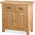 Salisbury Oak Compact 2 Door Sideboard - Oak