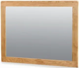 Salisbury Rectangular Wall Mirror - Oak image