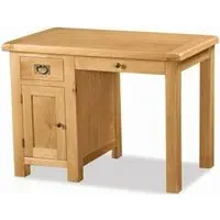 Salisbury Single Pedestal Desk - Oak