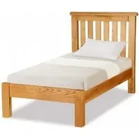 Salisbury Single Slatted Bed - Oak