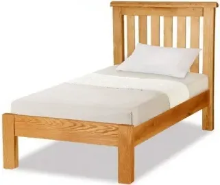 Salisbury Single Slatted Bed - Oak