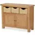 Salisbury Small Sideboard with Baskets - Oak