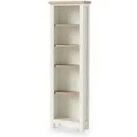 Slim Bookcase - Coconut White