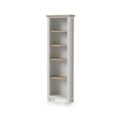 Slim Bookcase - Light Grey