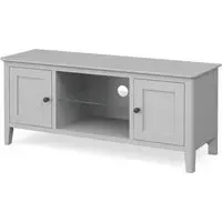Stowe 120cm TV Unit with Storage - Silver Grey
